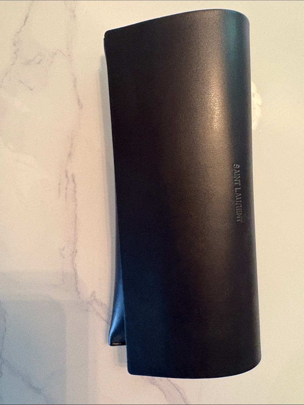 Saint Laurent Black Leather Glasses Case - Picture 5 of 5
